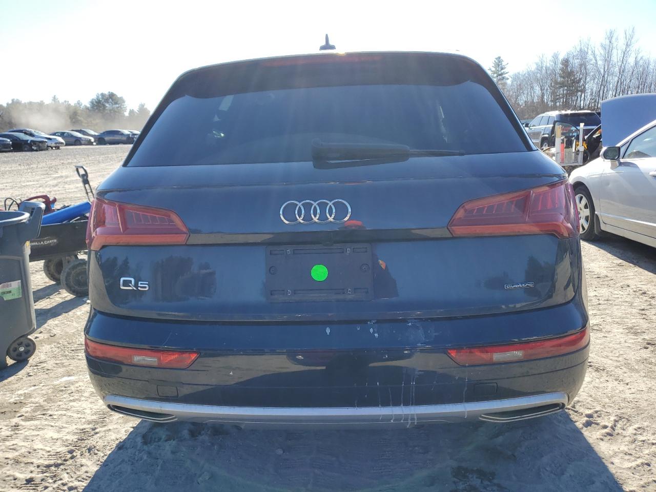 2019 Audi Q5 VIN WA1ANAFY2K2140271 Copart auction photo, front end / side damage thumbnail 6