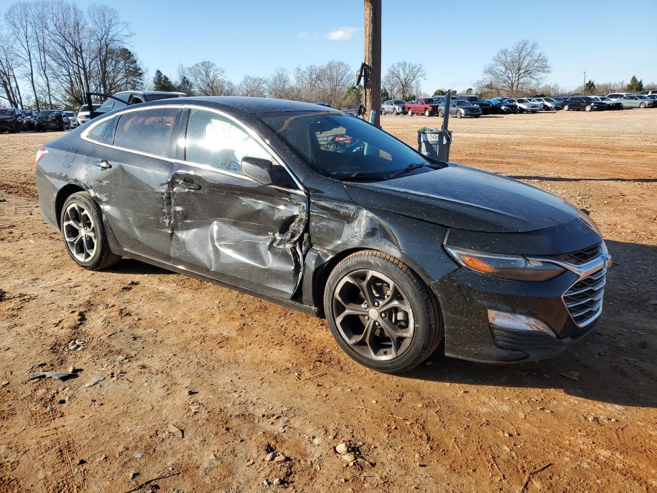 2020 Chevrolet Malibu VIN 1G1ZD5ST5LF106034 Copart auction photo, side / rear end damage thumbnail 4