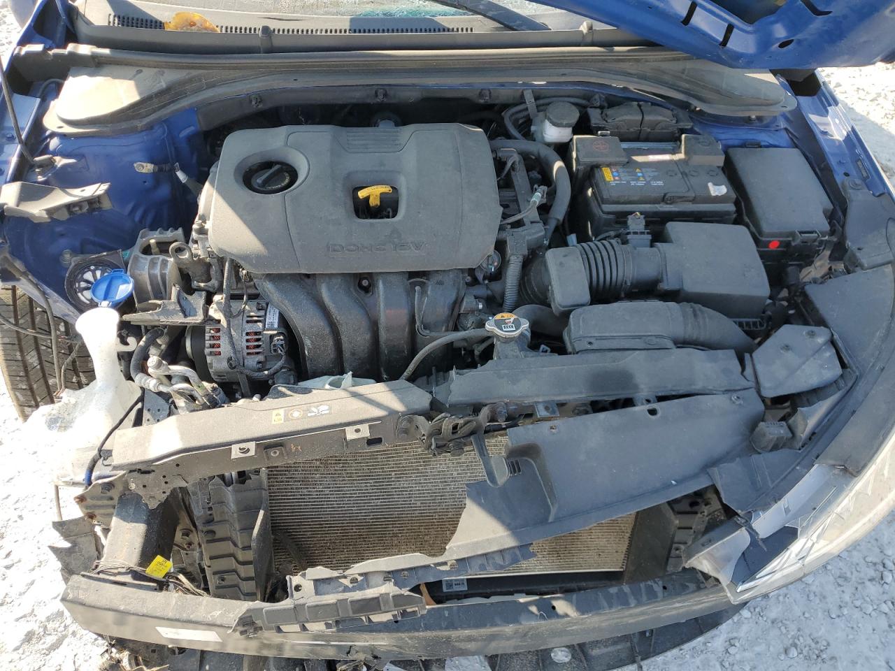 2020 Hyundai Elantra VIN 5NPD74LF7LH548007 Copart auction photo, front end damage thumbnail 11