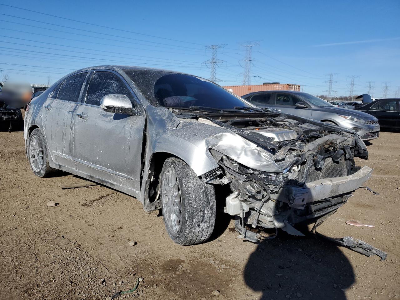 2009 Acura TSX VIN JH4CU26649C008850 Copart auction photo, front end / mechanical damage thumbnail 4