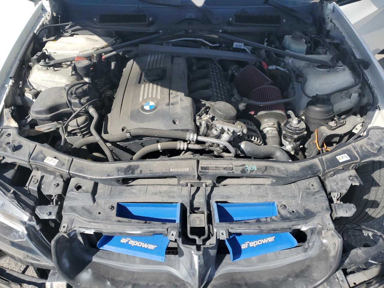 2009 BMW 3er VIN WBAPM77509NL87272 Copart auction photo, front end damage thumbnail 11