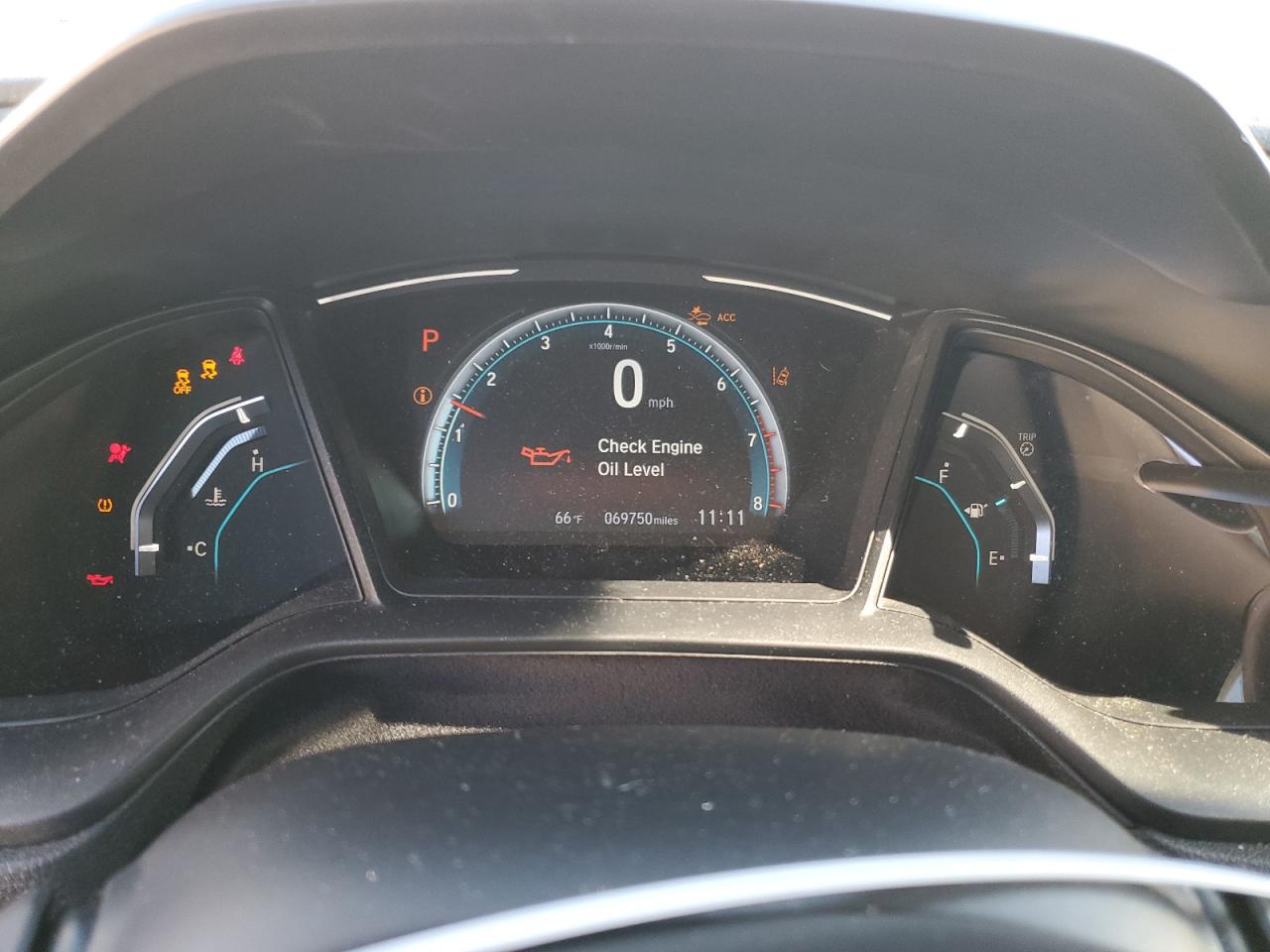 2020 Honda Civic VIN 2HGFC2F67LH565467 Copart auction photo, front end / side damage thumbnail 9