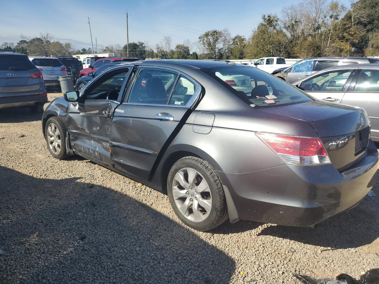 2008 Honda Accord VIN 1HGCP36898A057537 Copart auction photo, side damage thumbnail 2