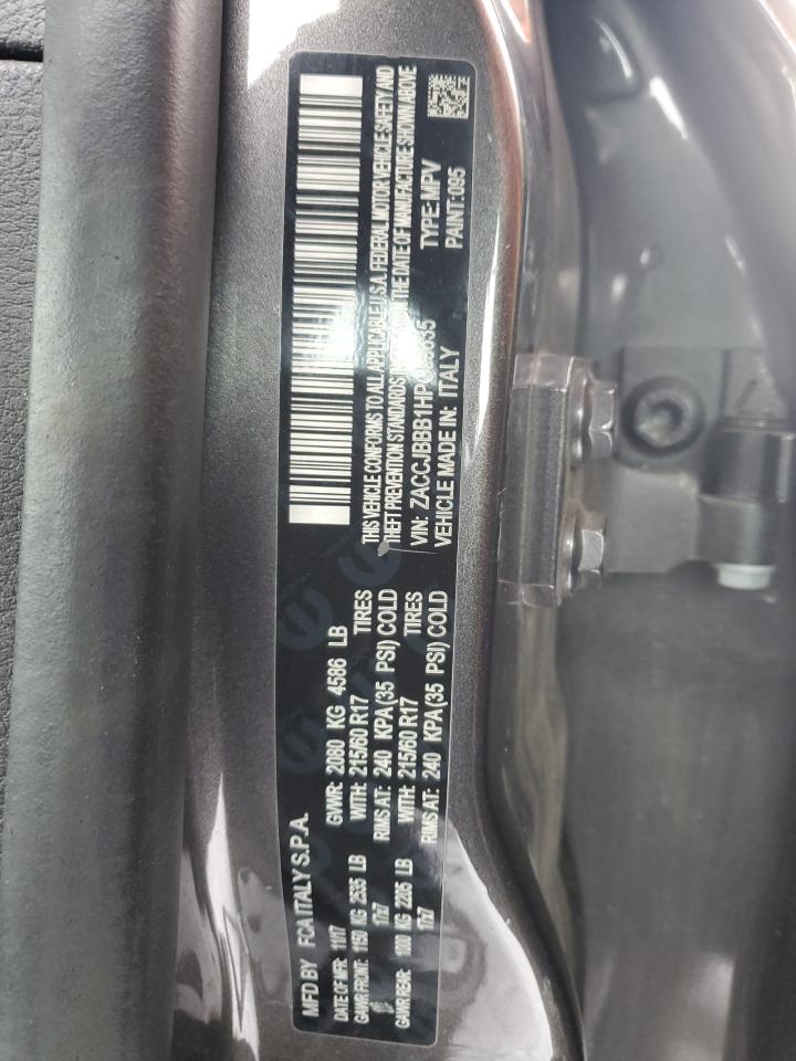 2017 Jeep Renegade VIN ZACCJBBB1HPG59635 Copart auction photo, front end / minor dent/scratches damage thumbnail 15