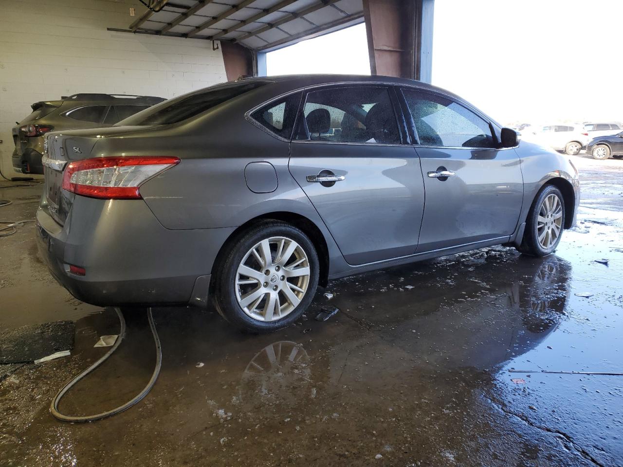 2015 Nissan Sentra VIN 3N1AB7AP0FY356601 Copart auction photo, front end / side damage thumbnail 3