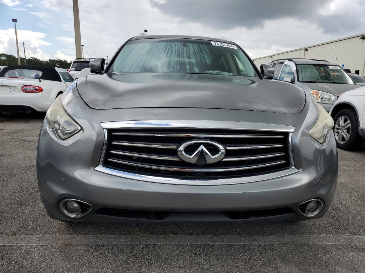 2013 Infiniti FX VIN JN8CS1MU2DM141035 Copart auction photo, water/flood damage thumbnail 5