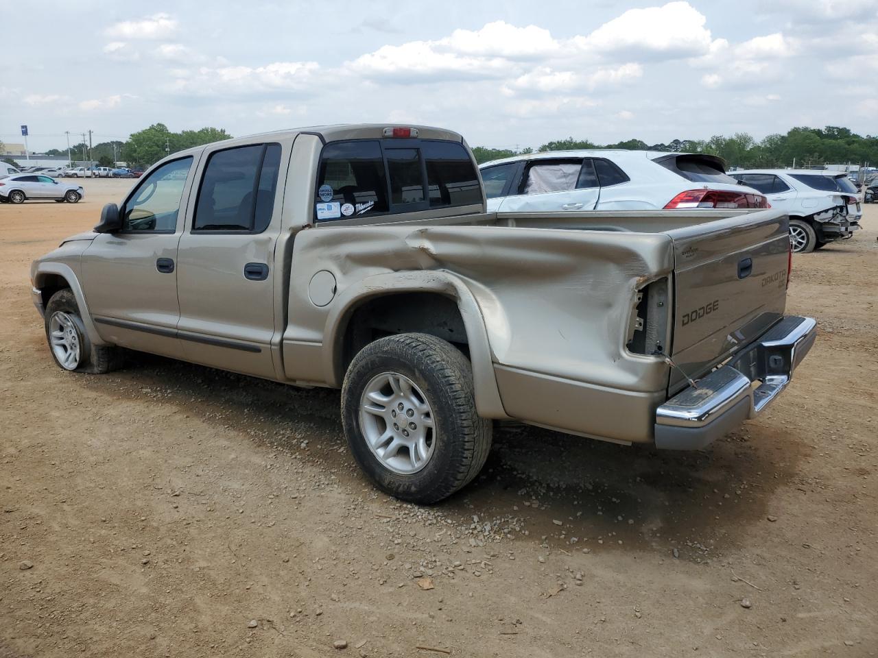 2003 Dodge Dakota VIN 1D7HL48N83S315581 Copart auction photo, rear end / front end damage thumbnail 2