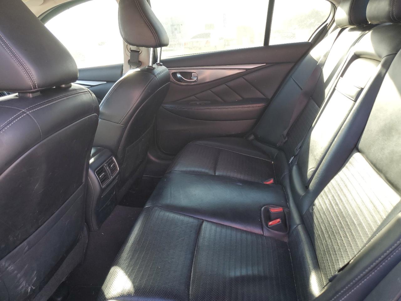 2015 Infiniti Q50 VIN JN1BV7AP9FM350293 Copart auction photo, front end / side damage thumbnail 10
