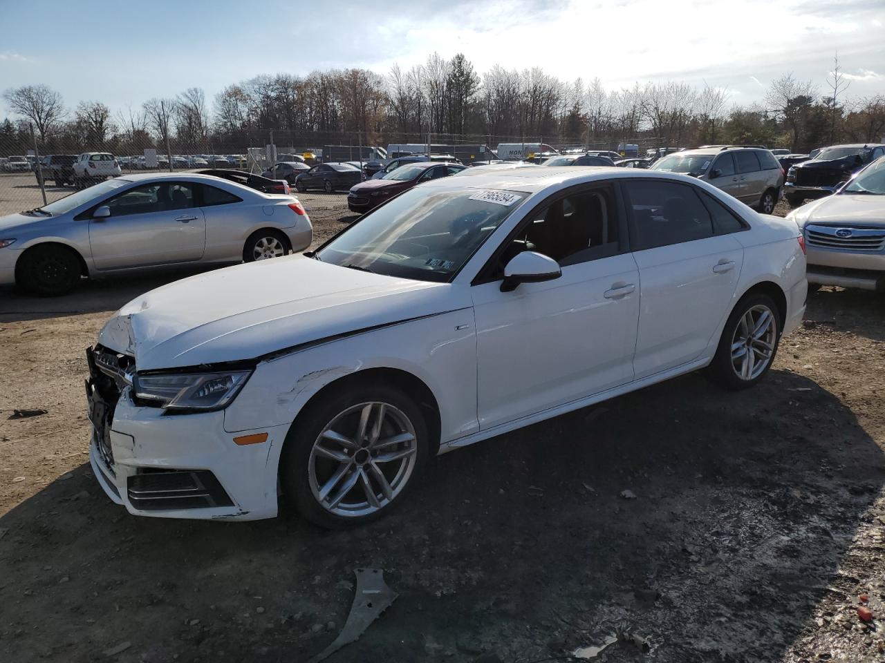 2017 Audi A4 VIN WAUDNAF41HN053725