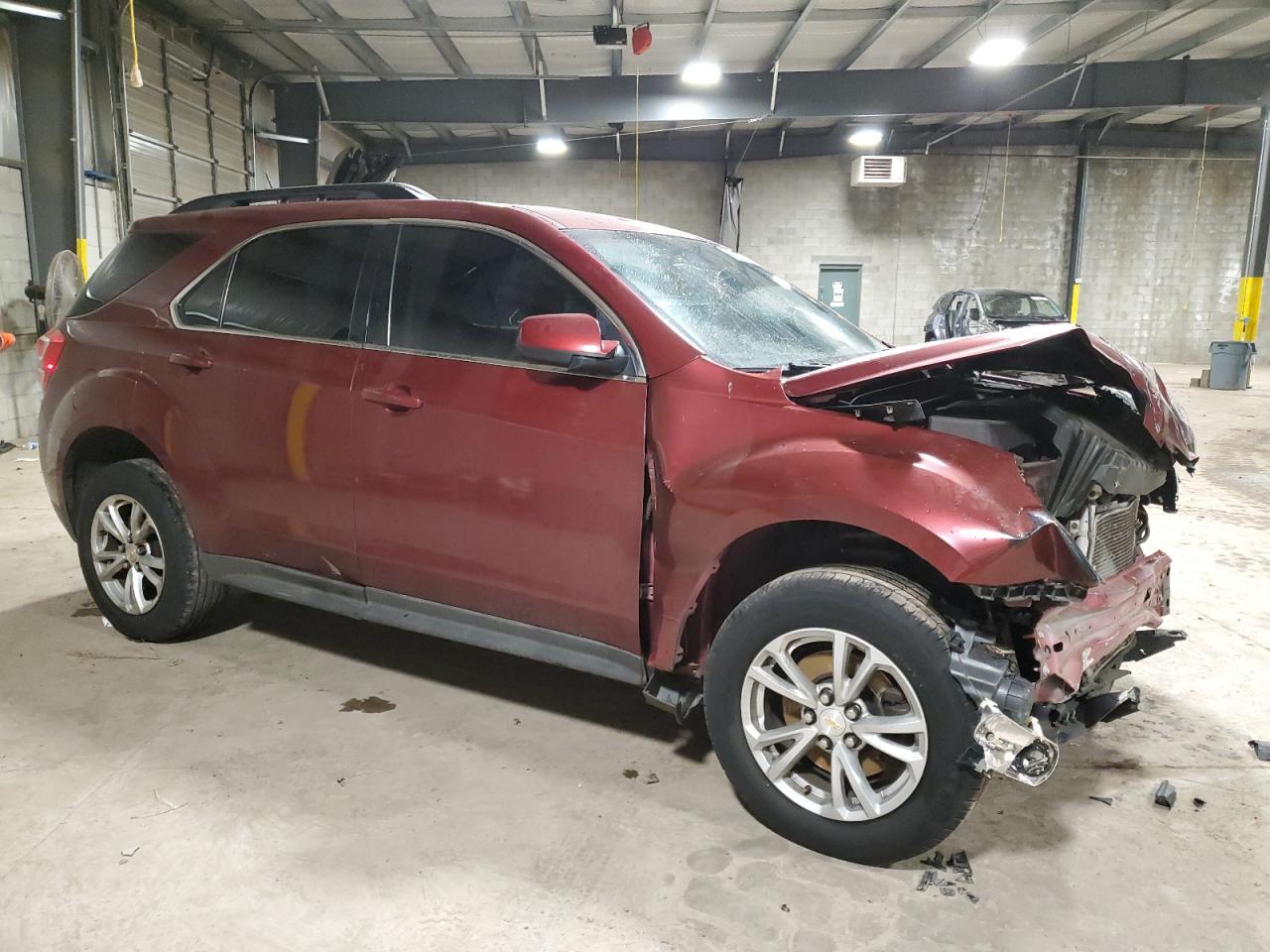 2017 Chevrolet Equinox VIN 2GNALCEK9H1520079 Copart auction photo, front end / side damage thumbnail 4