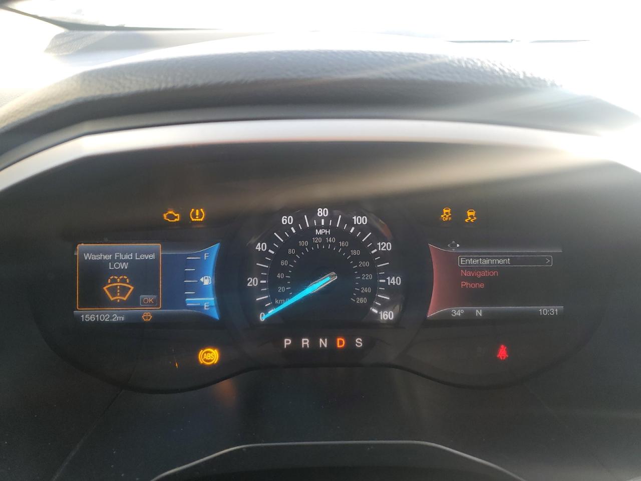 2017 Ford Edge VIN 2FMPK4J97HBB44261 Copart auction photo, front end / undercarriage damage thumbnail 9