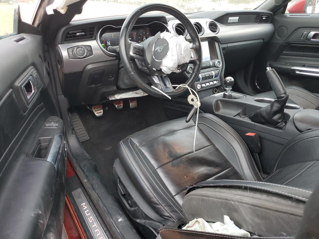 2022 Ford Mustang VIN 1FA6P8CF3N5142394 Copart auction photo, front end / side damage thumbnail 8