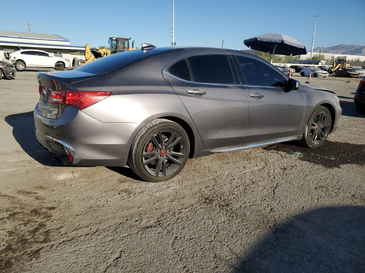 2019 Acura TLX VIN 19UUB2F48KA010565 Copart auction photo, front end damage thumbnail 3