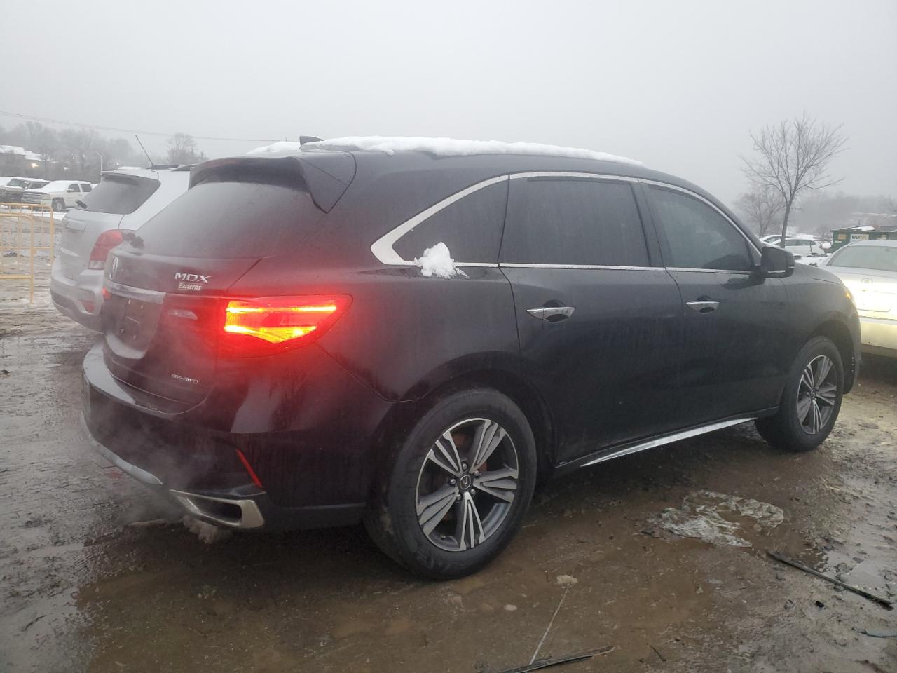 2018 Acura MDX VIN 5J8YD4H34JL017799 Copart auction photo, rear end damage thumbnail 3