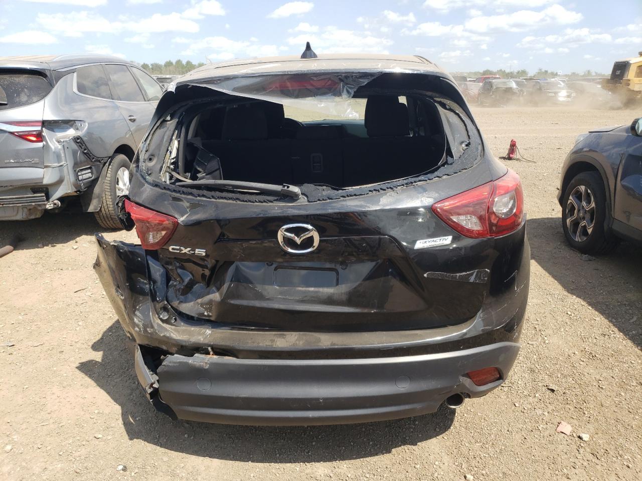 2016 Mazda CX-5 VIN JM3KE2CY6G0632218 Copart auction photo, all over damage thumbnail 6