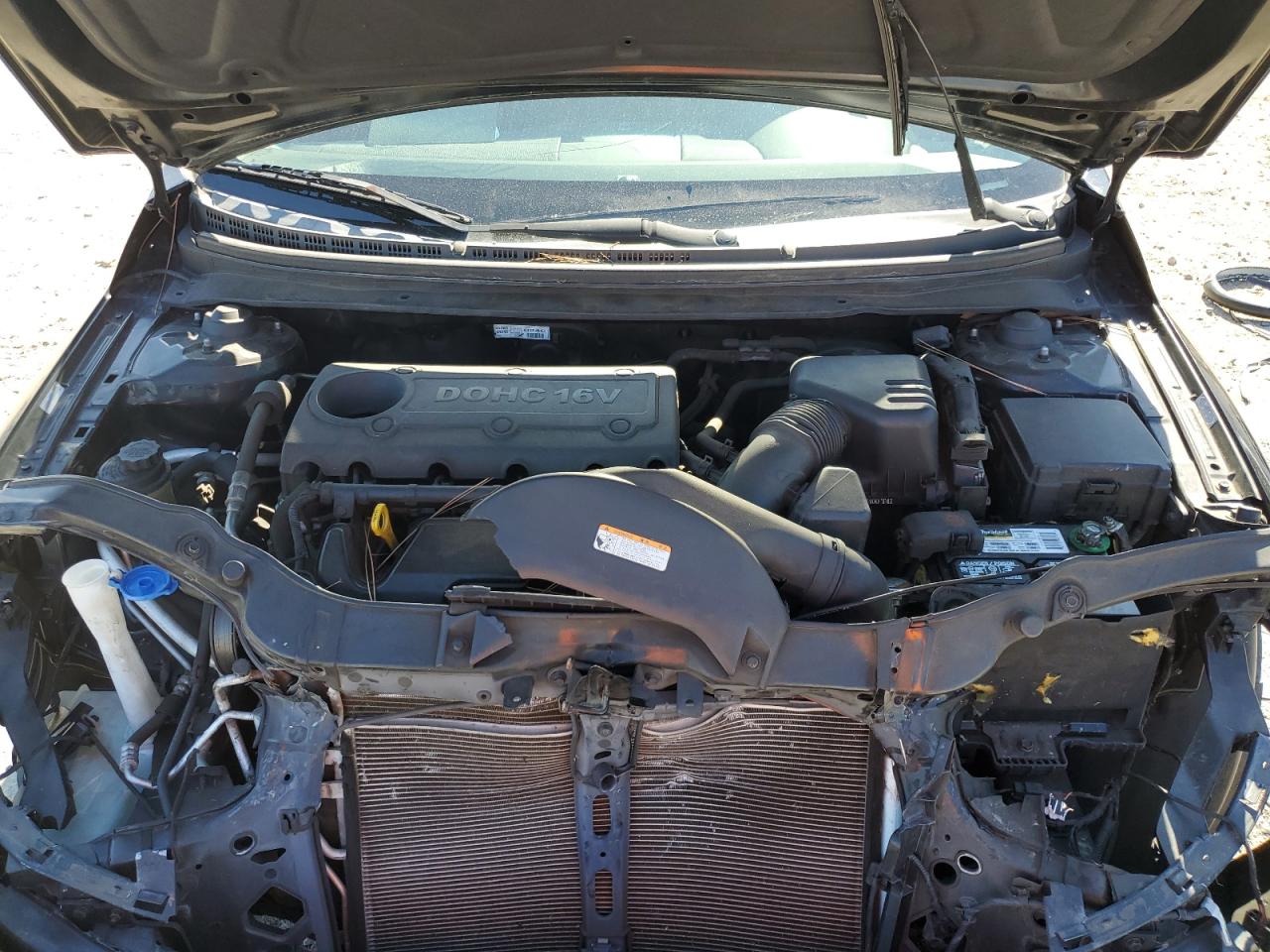 2011 KIA Forte VIN KNAFU5A28B5429496 Copart auction photo, front end damage thumbnail 11