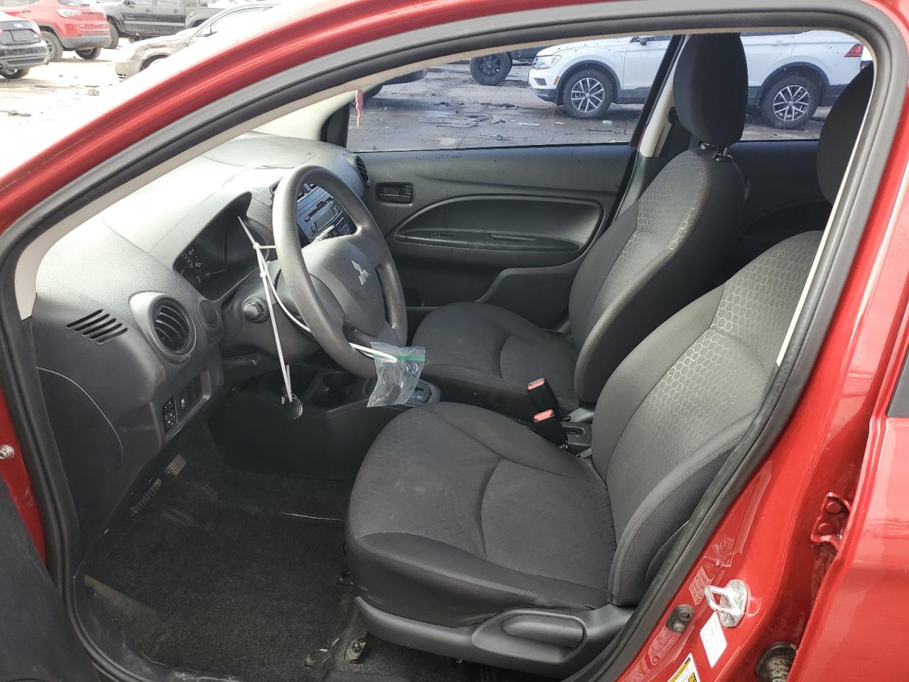 2015 Mitsubishi Mirage VIN ML32A3HJ6FH036373 Copart auction photo, front end / side damage thumbnail 7