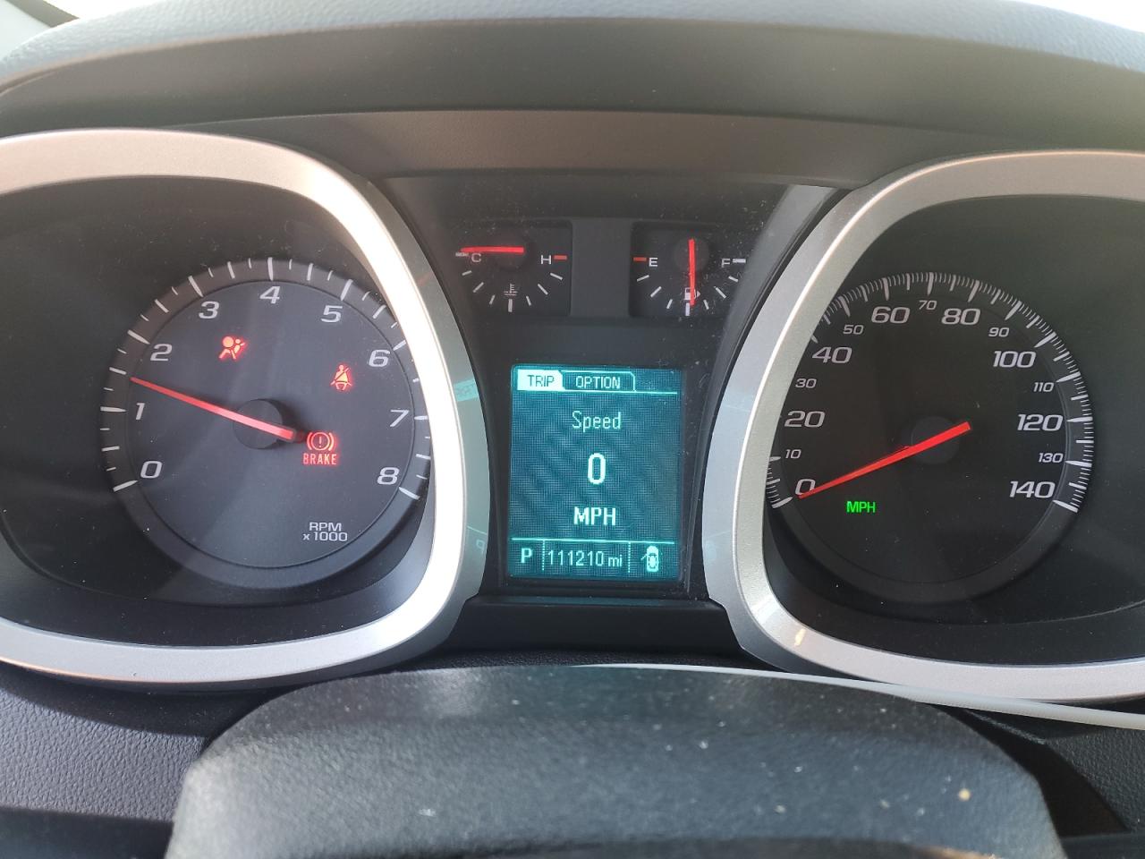 2013 Chevrolet Equinox VIN 1GNALDEK4DZ120776 Copart auction photo, front end / side damage thumbnail 9