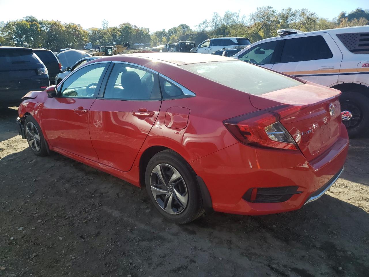 2021 Honda Civic VIN 2HGFC2F66MH533076 Copart auction photo, front end / minor dent/scratches damage thumbnail 2