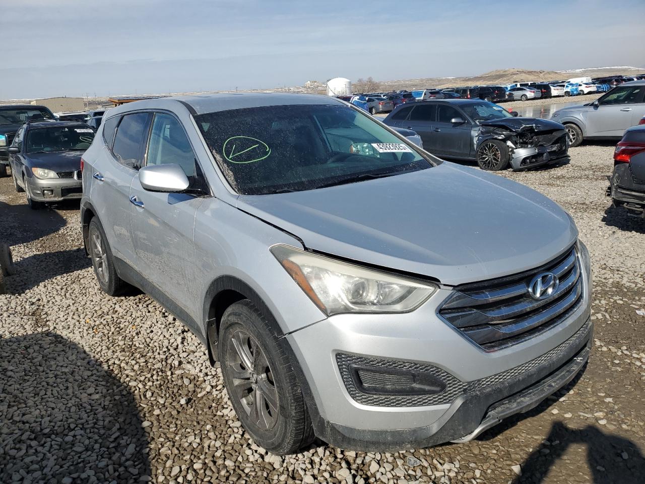 2013 Hyundai Santa Fe VIN 5XYZT3LB3DG046631 Copart auction photo, rear end damage thumbnail 4