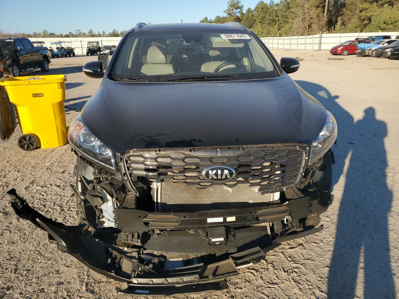 2020 KIA Sorento VIN 5XYPH4A53LG659830 Copart auction photo, front end damage thumbnail 5