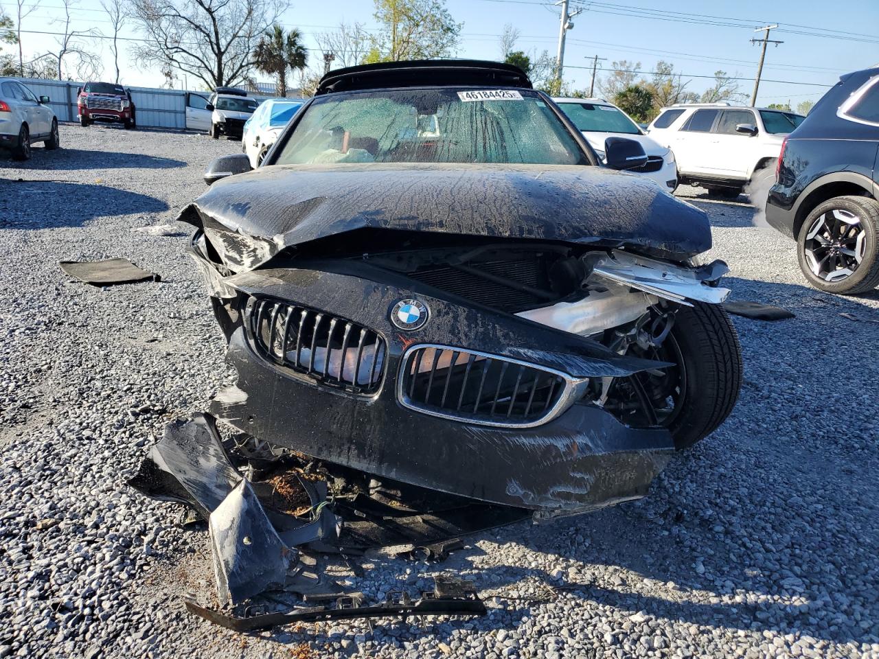 2017 BMW 4er VIN WBA4U7C3XH5J55123 Copart auction photo, front end / side damage thumbnail 5