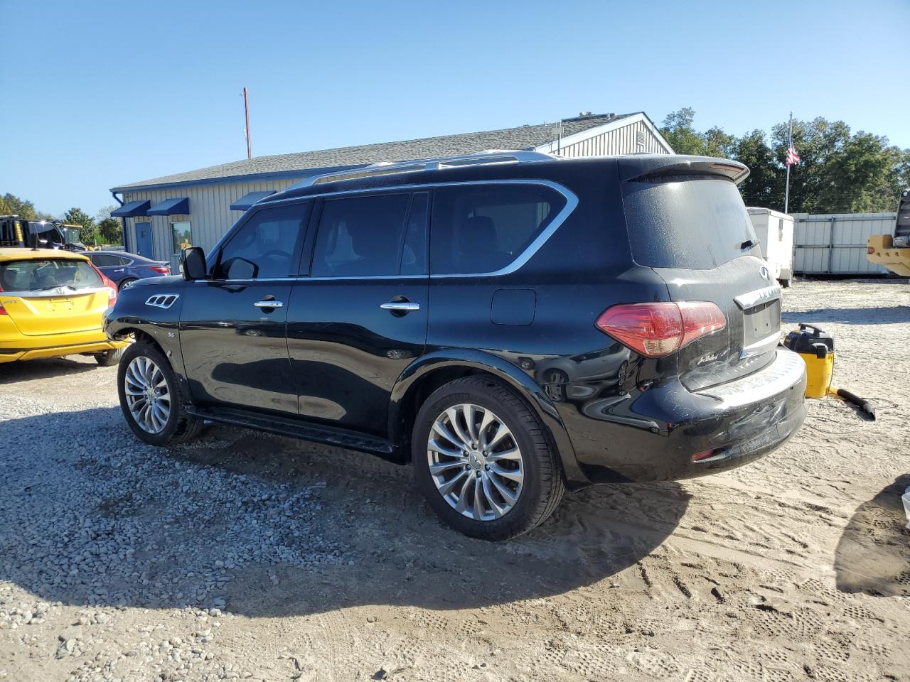 2016 Infiniti QX80 VIN JN8AZ2NF1G9612303 Copart auction photo, front end damage thumbnail 2