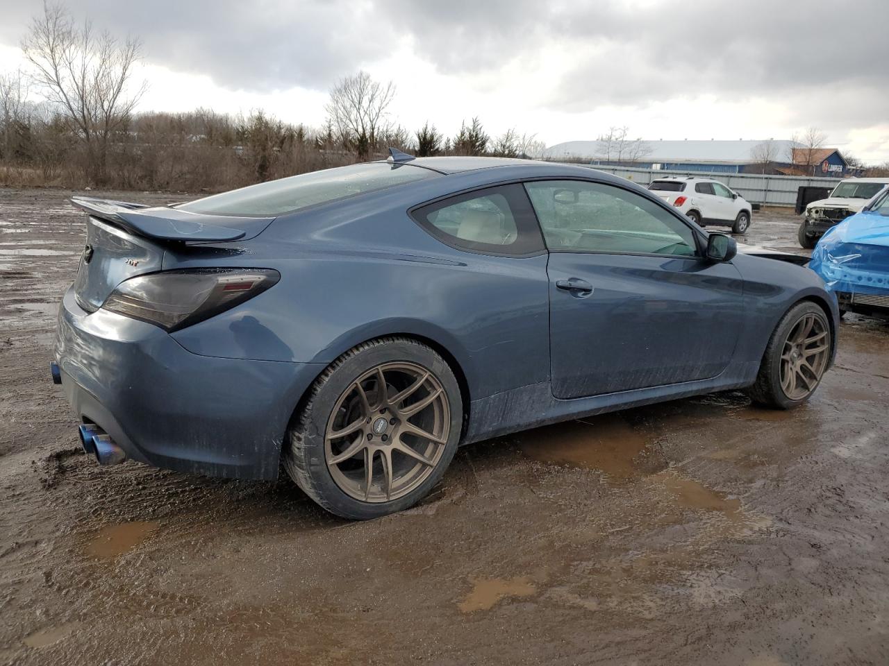 2013 Hyundai Genesis VIN KMHHT6KD7DU086124 Copart auction photo, front end damage thumbnail 3