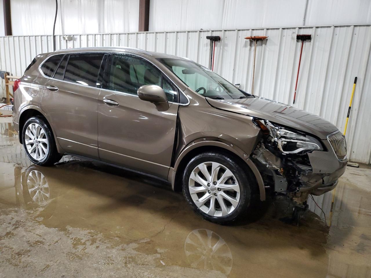 2017 Buick Envision VIN LRBFXFSX9HD117551 Copart auction photo, side damage thumbnail 4