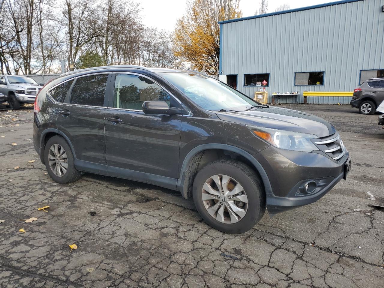 2013 Honda CR-V VIN 5J6RM4H71DL020387 Copart auction photo, side damage thumbnail 4