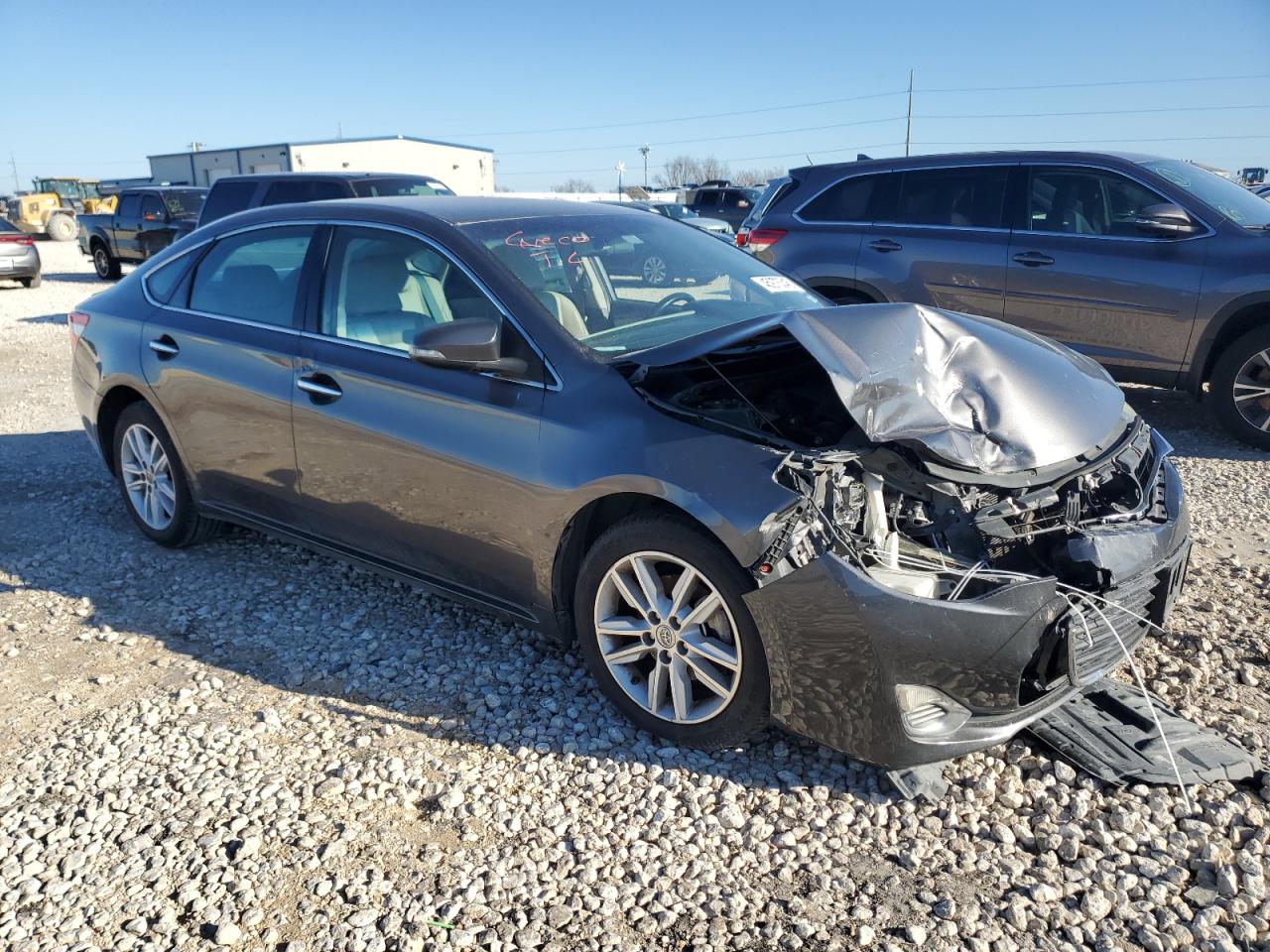 2015 Toyota Avalon VIN 4T1BK1EB9FU139253 Copart auction photo, front end / side damage thumbnail 4