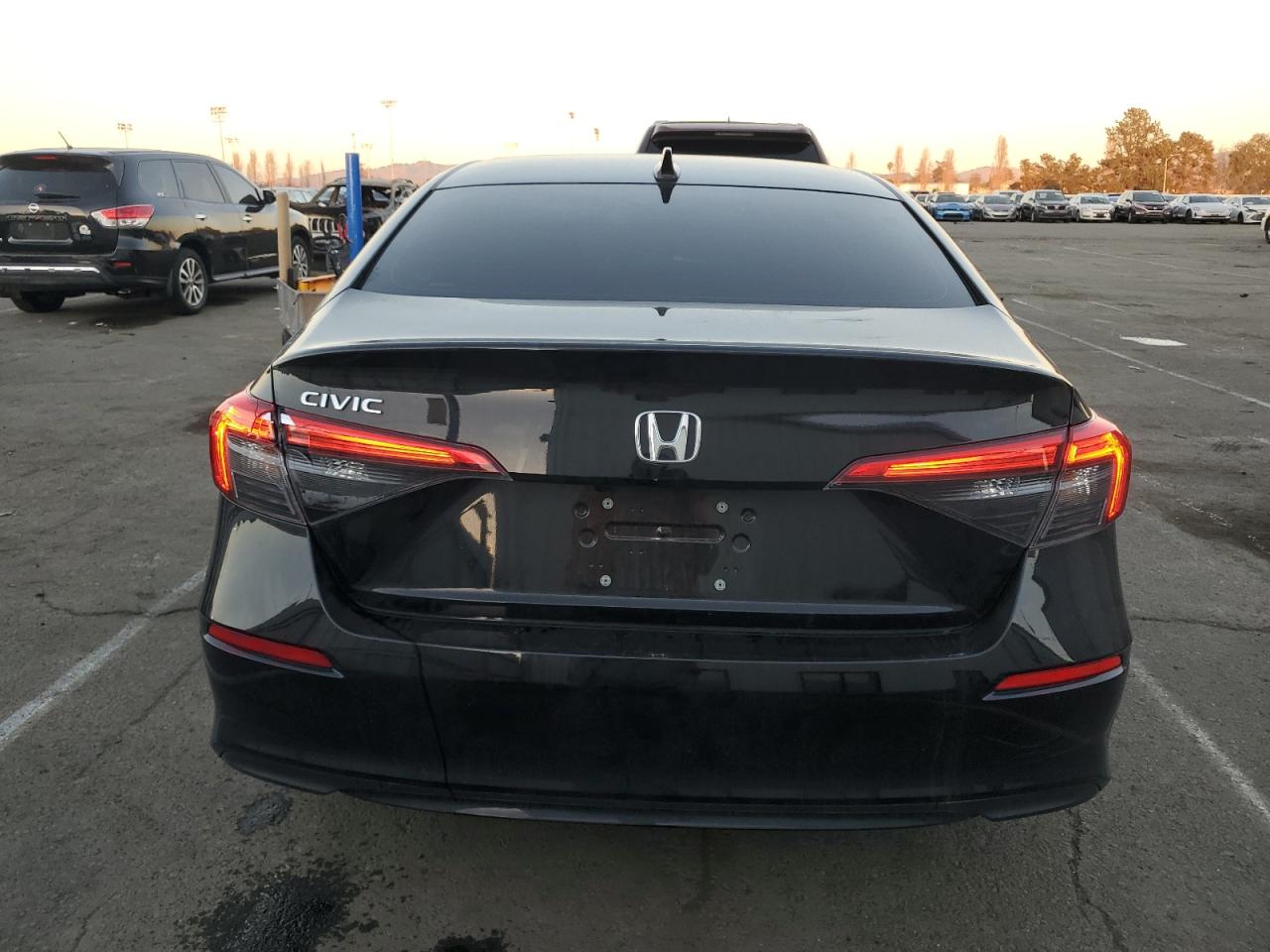 2024 Honda Civic VIN 2HGFE2F24RH561232 Copart auction photo, all over damage thumbnail 6
