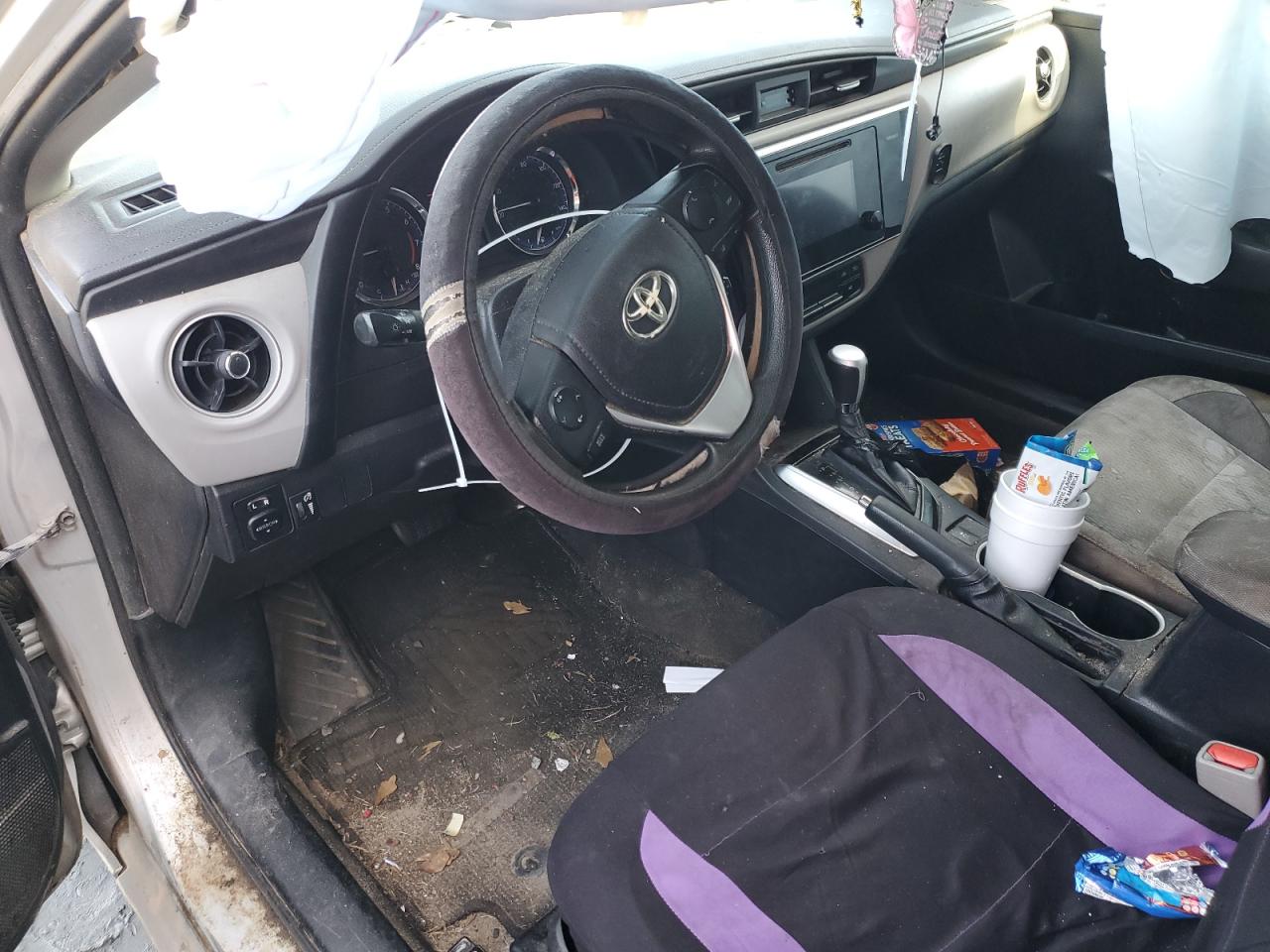 2017 Toyota Corolla VIN 2T1BURHE4HC798439 Copart auction photo, front end / rear end damage thumbnail 8