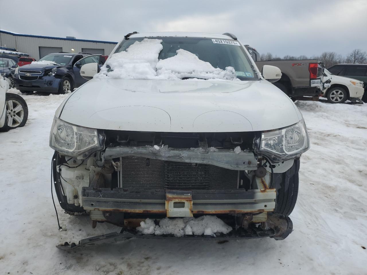 2015 Mitsubishi Outlander VIN JA4AZ3A37FZ004565 Copart auction photo, front end damage thumbnail 5