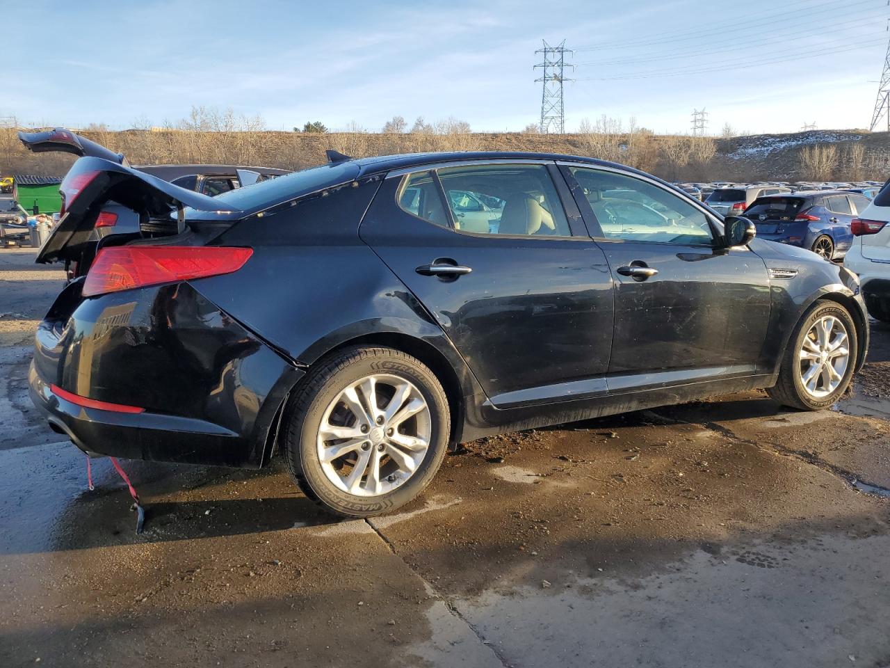 2013 KIA Optima VIN 5XXGN4A72DG178015 Copart auction photo, rear end / front end damage thumbnail 3