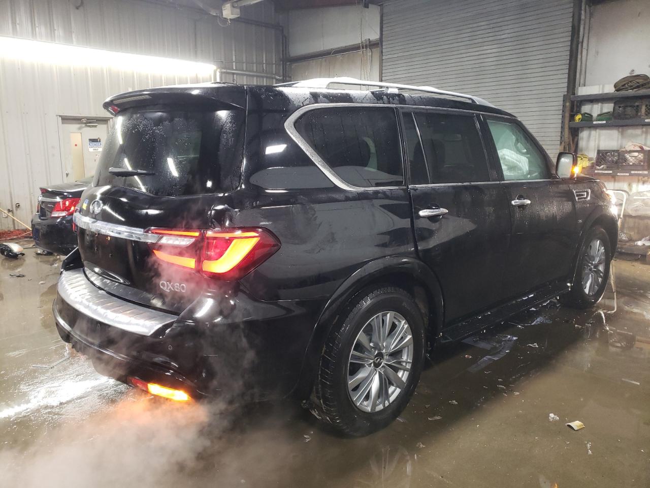 2019 Infiniti QX80 VIN JN8AZ2NE5K9233952 Copart auction photo, front end damage thumbnail 3