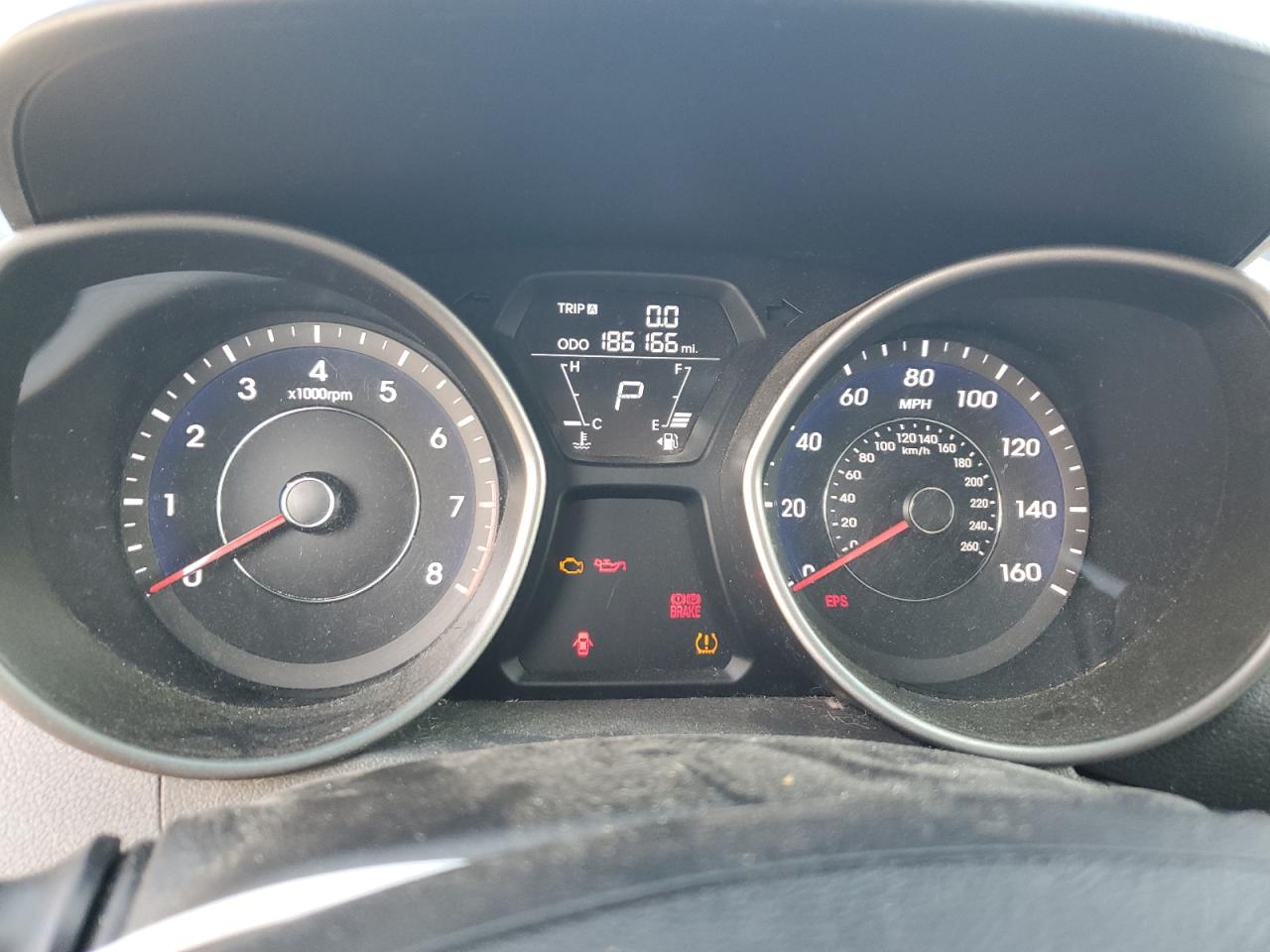 2013 Hyundai Elantra VIN 5NPDH4AE7DH184700 Copart auction photo, normal wear / mechanical damage thumbnail 9