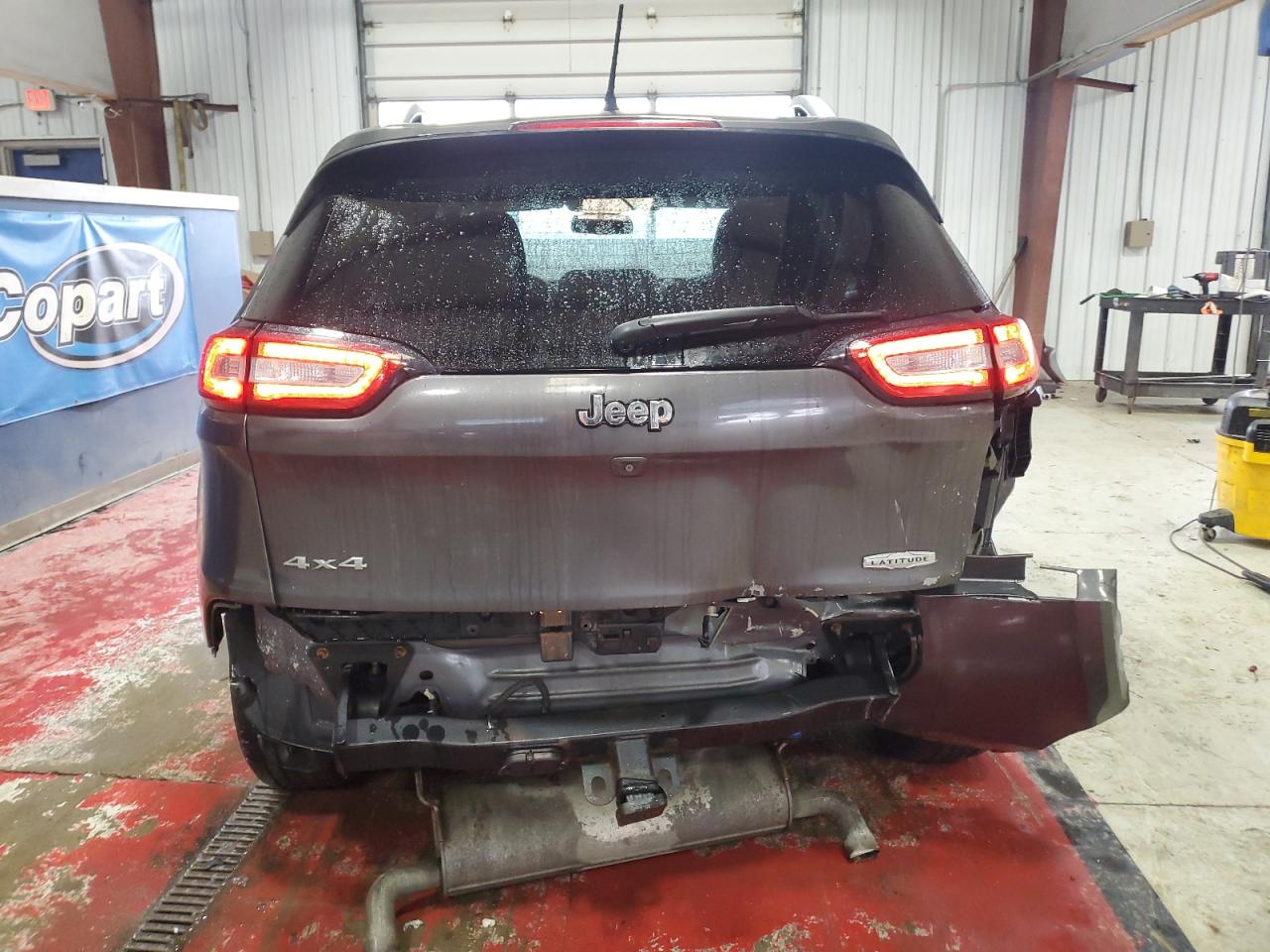 2015 Jeep Grand Cherokee VIN 1C4PJMCS0FW551258 Copart auction photo, rear end damage thumbnail 6