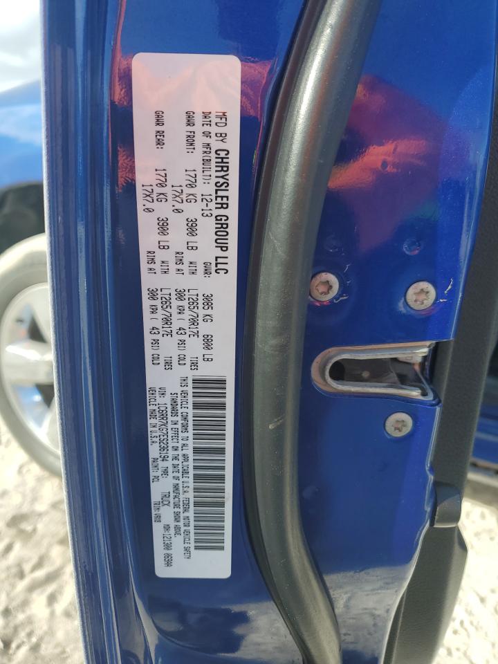 2014 RAM 1500 VIN 1C6RR7KG7ES236194 Copart auction photo, minor dent/scratches damage thumbnail 12