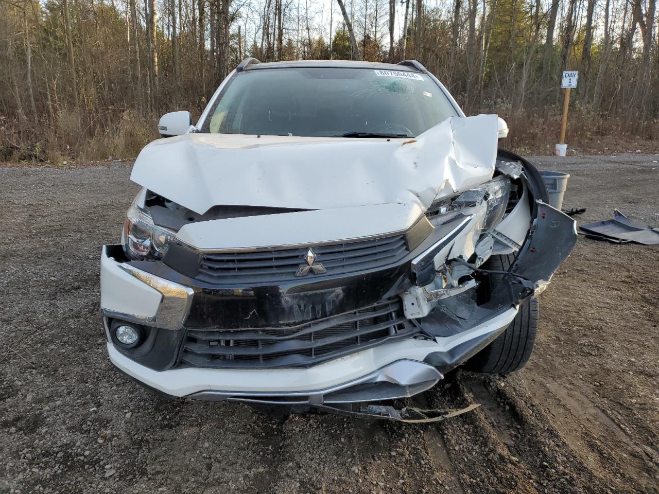 2016 Mitsubishi Outlander VIN JA4AJ4AW0GZ612906 Copart auction photo, front end / side damage thumbnail 5
