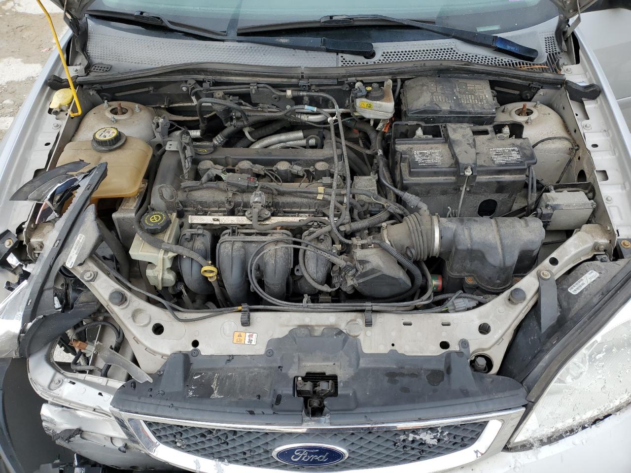 2007 Ford Focus VIN 1FAHP34N07W307820 Copart auction photo, frame damage / front end damage thumbnail 13