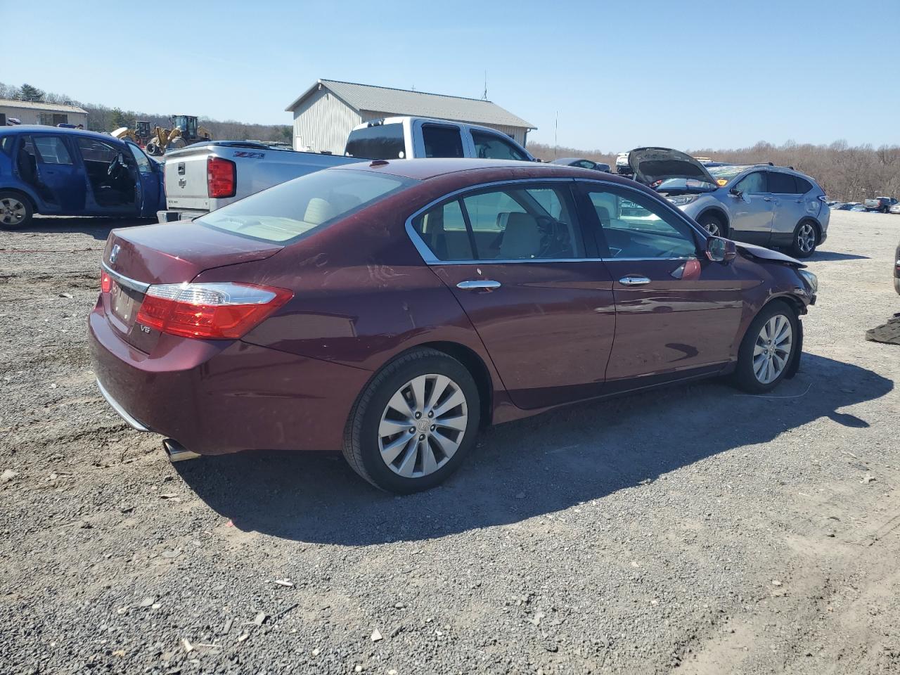 2015 Honda Accord VIN 1HGCR3F8XFA013103 Copart auction photo, front end / mechanical damage thumbnail 3