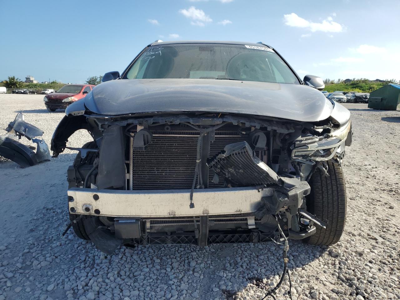 2017 Infiniti QX60 VIN 5N1DL0MM6HC528654 Copart auction photo, front end / rear end damage thumbnail 5