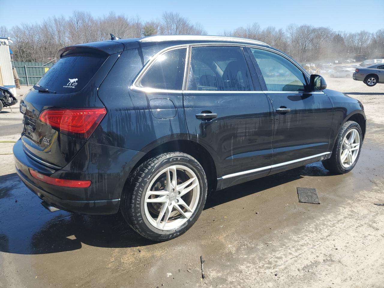 2017 Audi Q5 VIN WA1C2AFP5HA096936 Copart auction photo, front end damage thumbnail 3