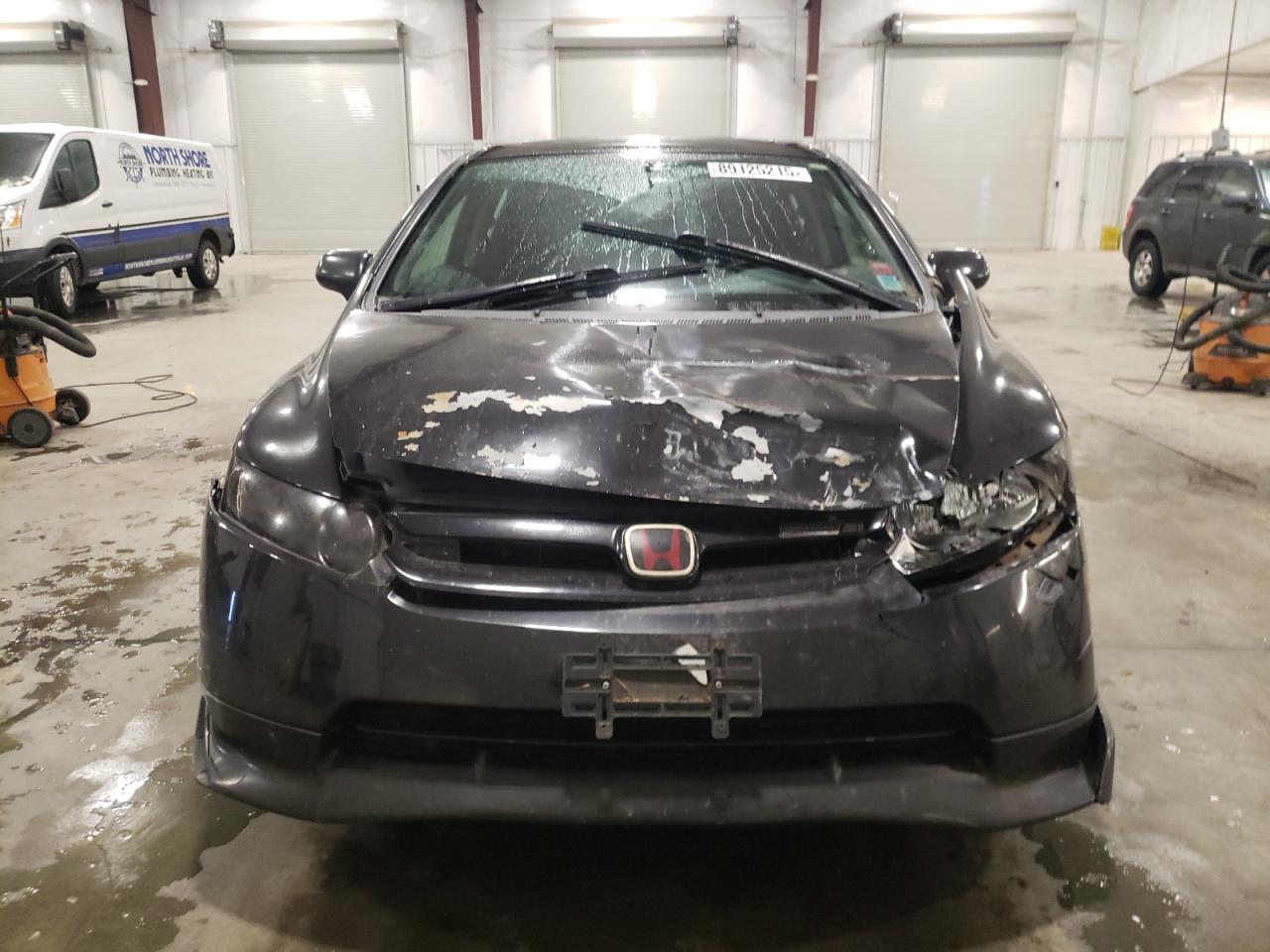 2007 Honda Civic VIN 2HGFA55597H714564 Copart auction photo, front end / rear end damage thumbnail 5