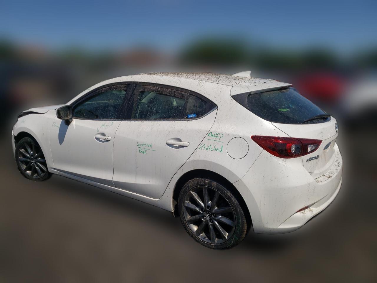 2018 Mazda 3 VIN 3MZBN1M35JM275444 Copart auction photo, burn / front end damage thumbnail 2
