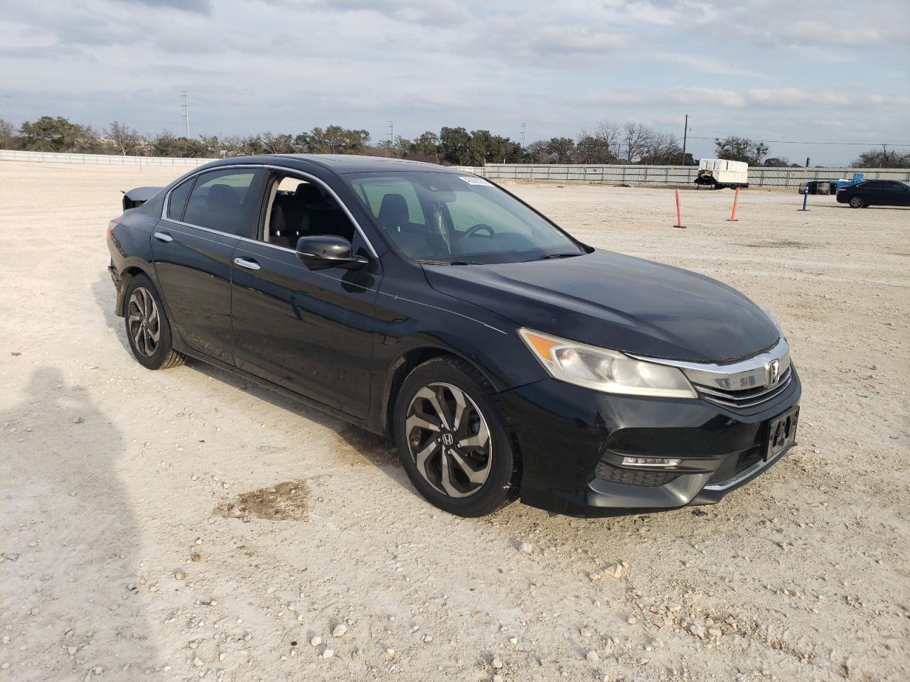 2016 Honda Accord VIN 1HGCR2F09GA022302 Copart auction photo, rear end / side damage thumbnail 4