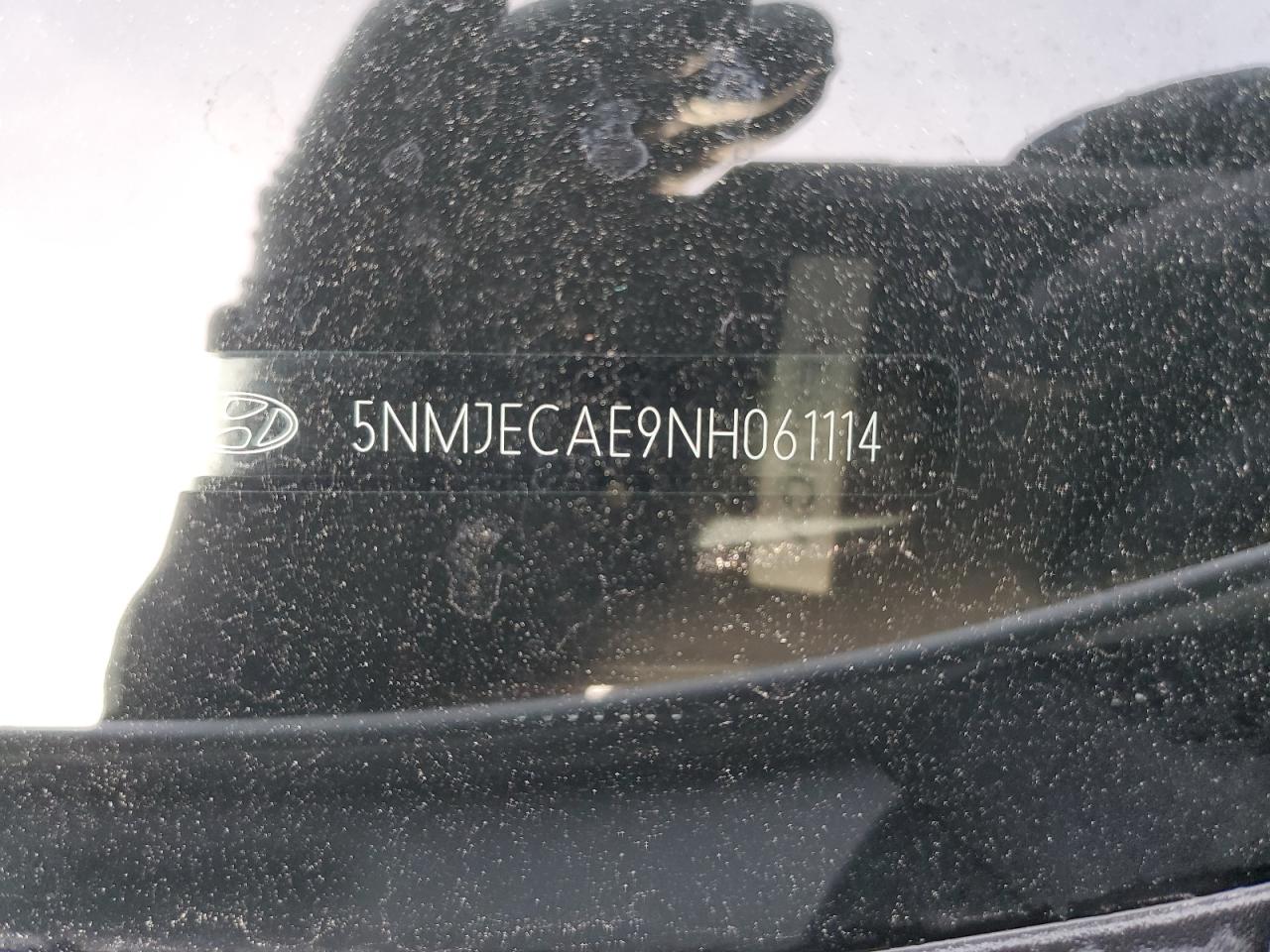 2022 Hyundai Tucson VIN 5NMJECAE9NH061114 Copart auction photo, side / front end damage thumbnail 12