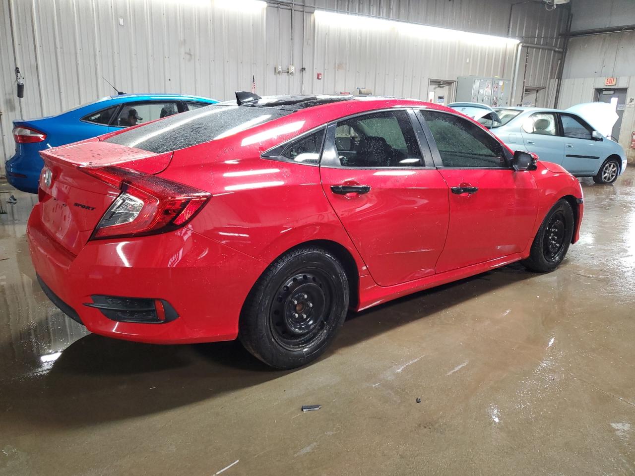 2016 Honda Civic VIN 2HGFC1F92GH632633 Copart auction photo, side damage thumbnail 3