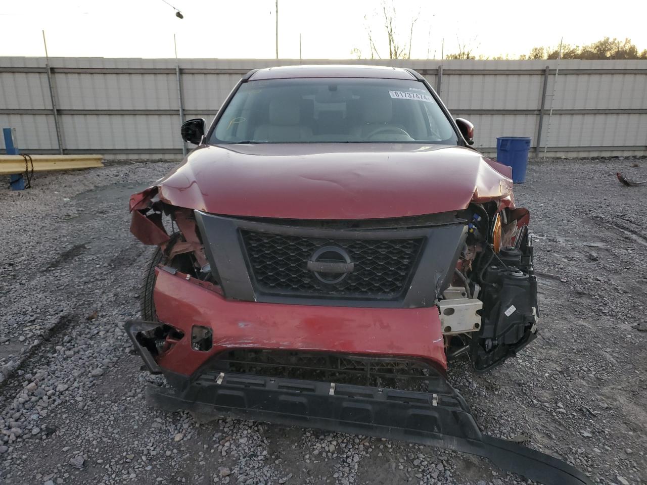 2015 Nissan Pathfinder VIN 5N1AR2MN1FC678450 Copart auction photo, front end damage thumbnail 5